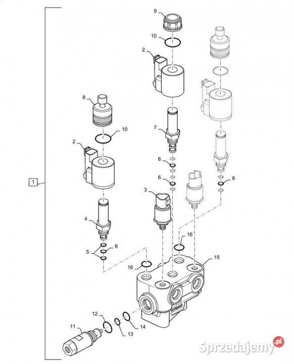 Holland T6090 T6070 Elektromagnes 68 vdc 30 ohm Jastrzębniki