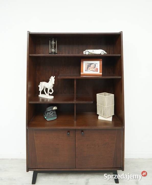 Regał Bilea 1960r PRL profesjonalnej renowacji Meble Jerka