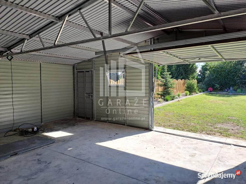 GARAŻ BLASZANY 6m x 6m wiata 25m x 6m dwuspad Sprzedaż śląskie Ruda Śląska