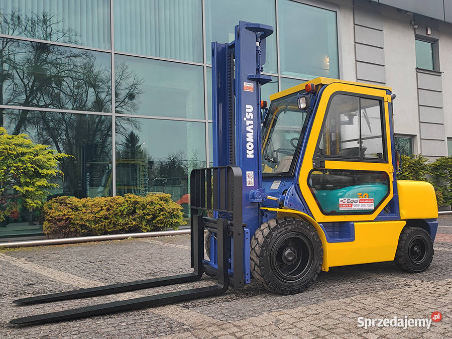 Wózek widłowy Komatsu FD30T12 diesel duplex 4 m Kęty