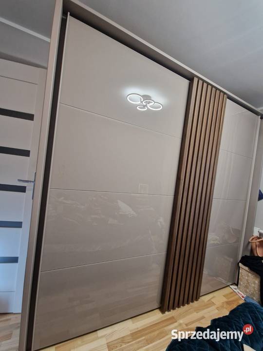 Duża pojemna SZAFA drzwi przesuwne szklane z małopolskie Kraków