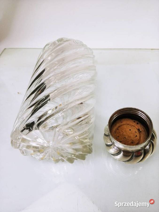 Londyn Flakon na perfumy Srebro 925 Kryształ lubuskie Nowa Sól sprzedam