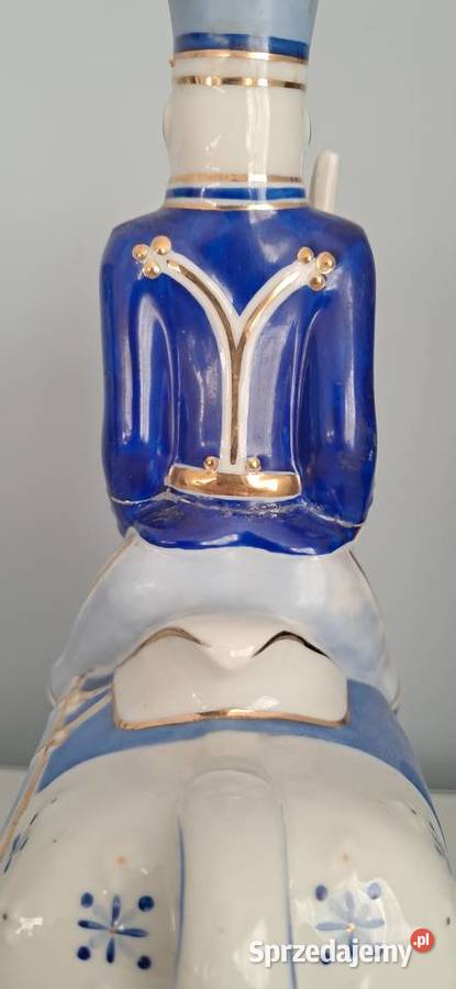 Hollohaza dwie kolekcjonerskie figurki Porcelana i szkło łódzkie Łódź sprzedam