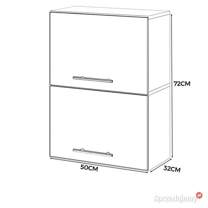 Szafka Kuchenna Wisząca Klapowa Modułowa 50 Kuchenne Elbląg