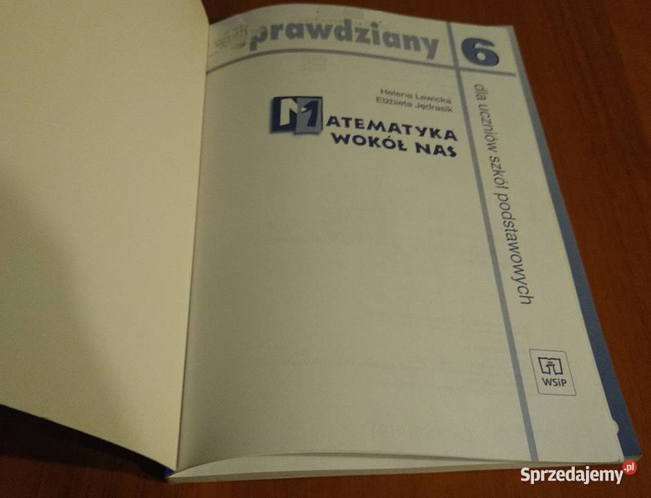 Matematyka wokół nas sprawdziany 6 Helena Podręczniki pomorskie Gdańsk