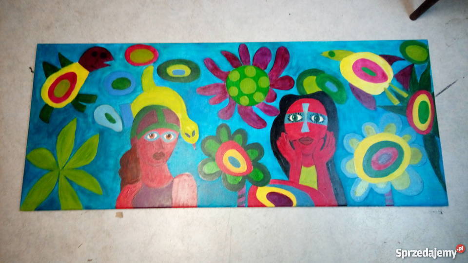 obrazy ręcznie malowane do pokoju dzieci ładne Błaszki