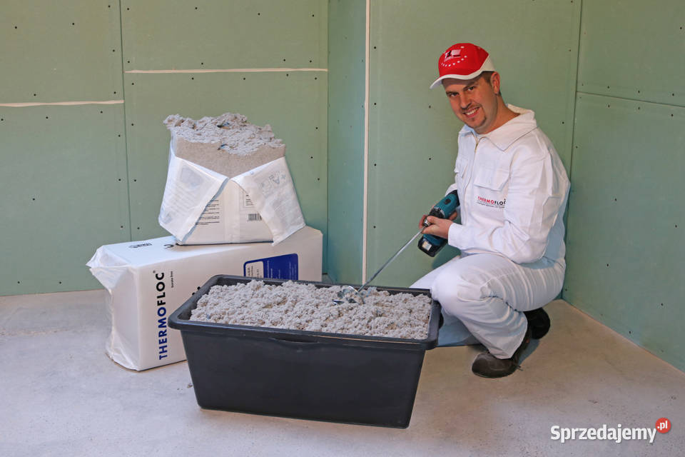 Izolacja celuloza Thermofloc do ręcznego Dmosin Drugi