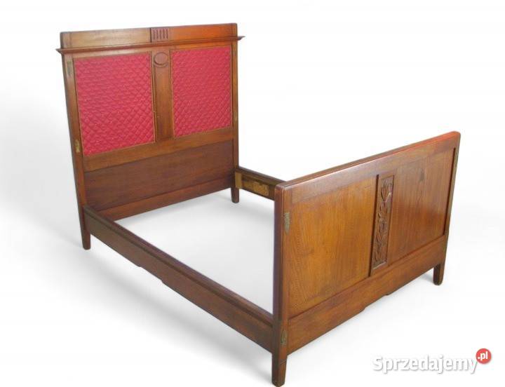 Łóżko dębowe w stylu Empire Antyk Suchorzew