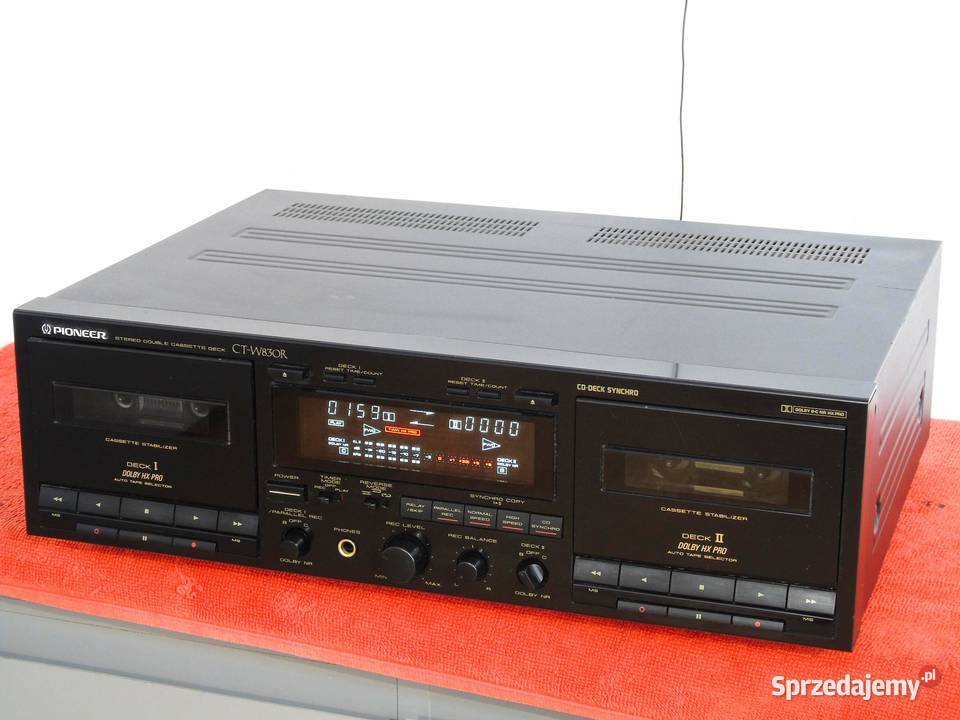 Magnetofon Pioneer CTW830R sprawny i ładny Elektronika Jasło