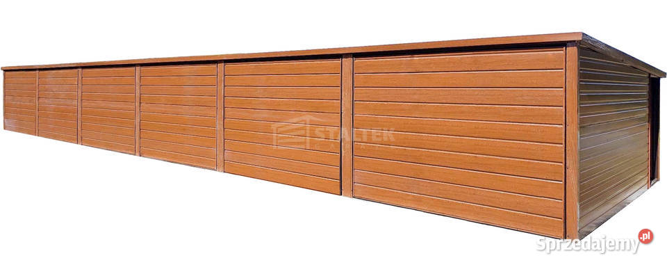 Garaz blaszany 18x5m 6x brama uchylna 2x drzwi pomorskie Kościerzyna sprzedam