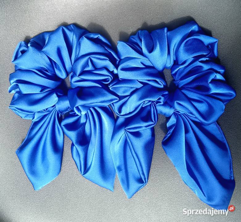 Modne frotki scrunchie welur aksamitnysatyna Bydgoszcz sprzedam