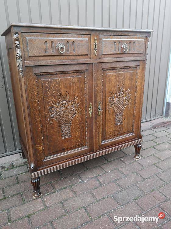 Komoda Pomocnik Szafka Dębowa Zgrabna Stara Swarzędz sprzedam