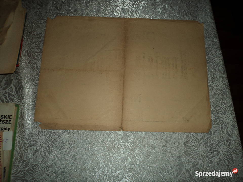 Pierwsze wybory 2 wojnie plakat komisji Nowy Sącz sprzedam