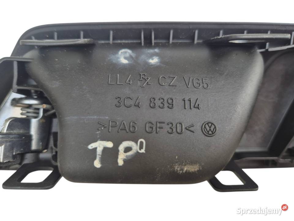 KLAMKA WEWNĘTRZNA DRZWI TYŁ PRAWY LEWY VW PASSAT Klamki wewnętrzne Działoszyce