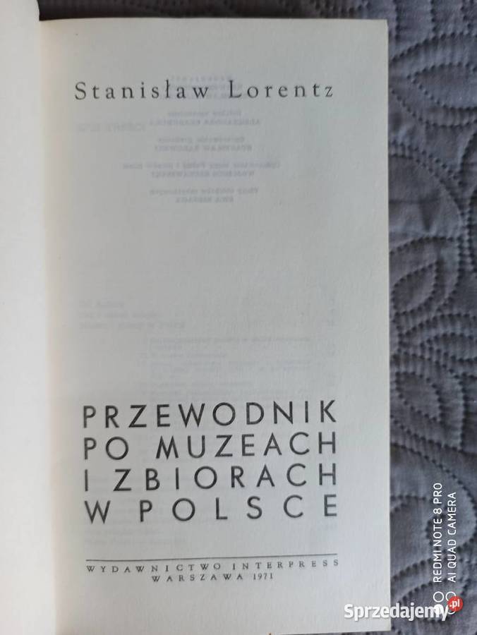 PRZEWODNIK MUZEACH I ZBIORACH W POLSCE SLorentz Warszawa sprzedam