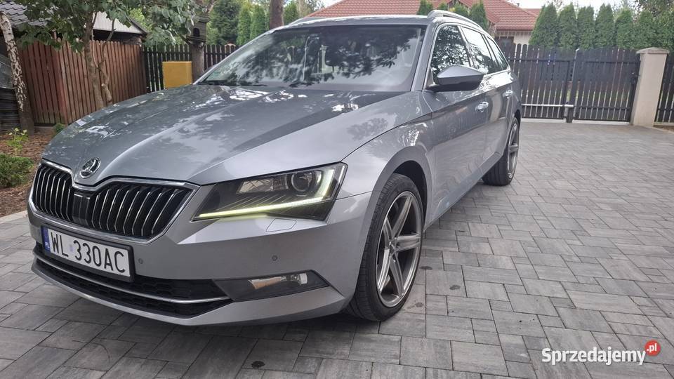 Skoda Superb III kombi 20 TDI 2018r kurtyny powietrzne Legionowo