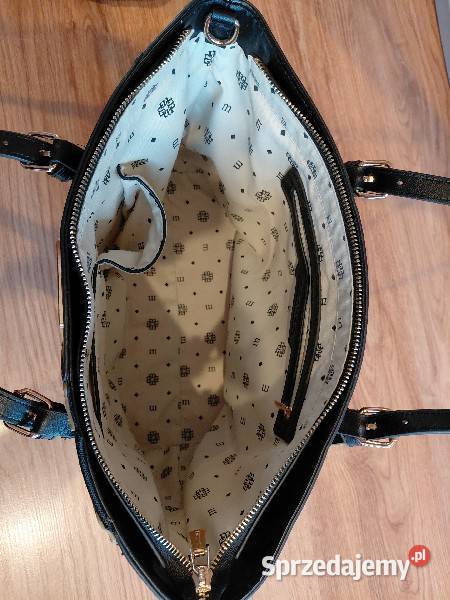Torebka damska MONNARI czarnozłota elegancka Warszawa