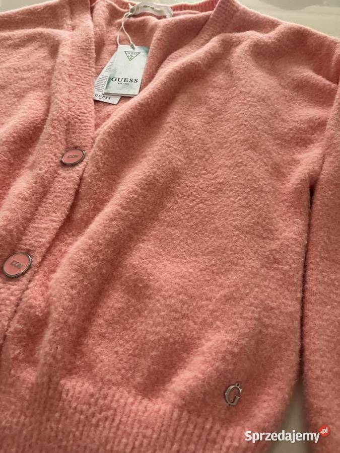 Sweter Guess nowy light pink dolnośląskie Lubań