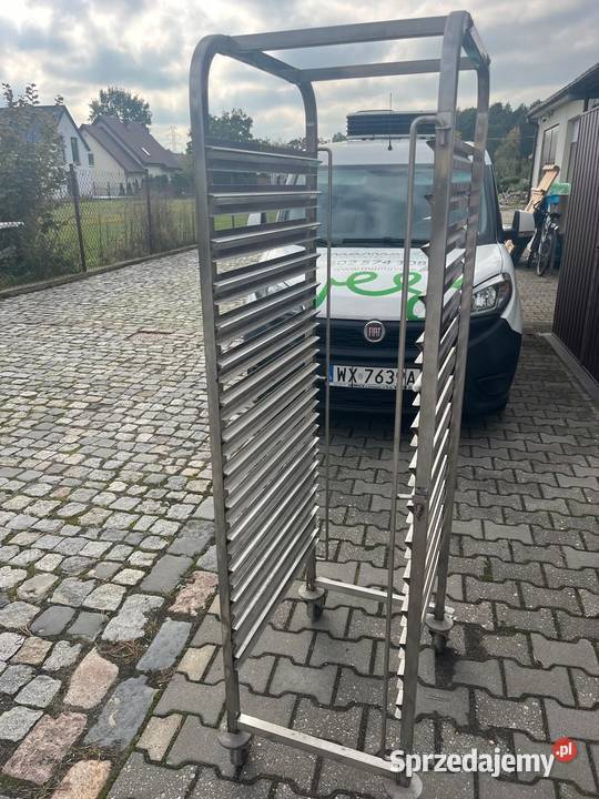 Wózek transportowy ze stali nierdzewnej Klaudyn