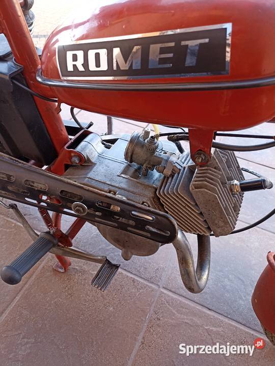 Romet pony motorynka m1 1980 czerwona Simson WSK skuter Kołaczyce