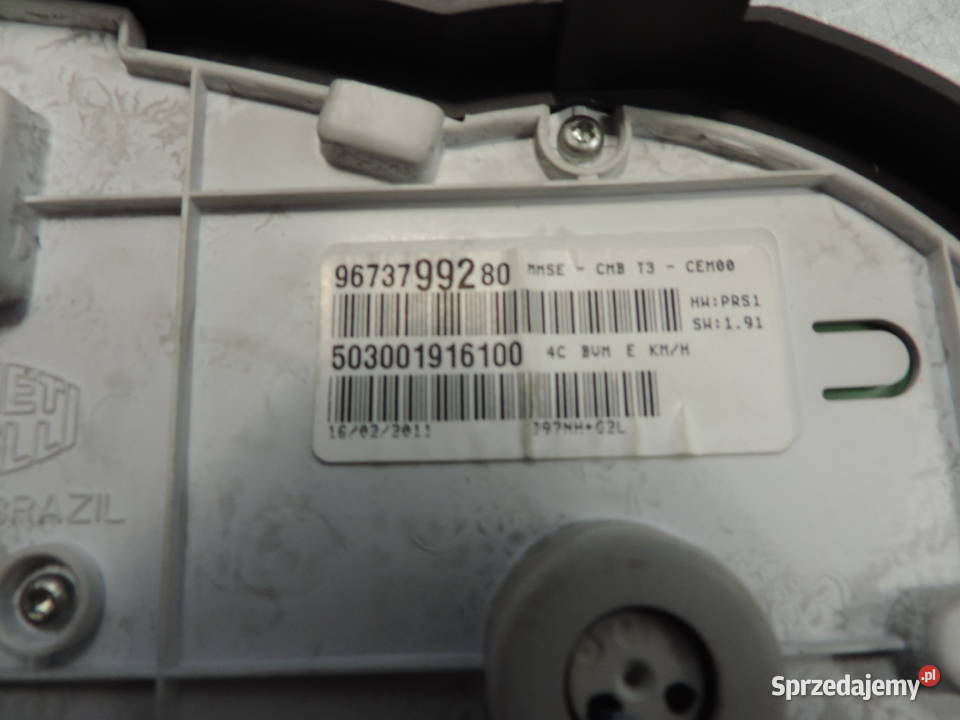 PEUGEOT 206 PLUS LICZNIK ZEGARY PRĘDKOŚCIOMIERZ Nowy Sącz sprzedam