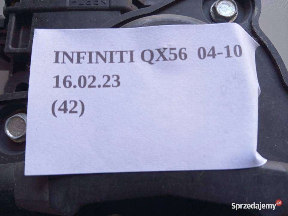 MECHANIZM PODNOŚNIK SZYBY PRAWY TYŁ INFINITI osobowe Nowy Tomyśl