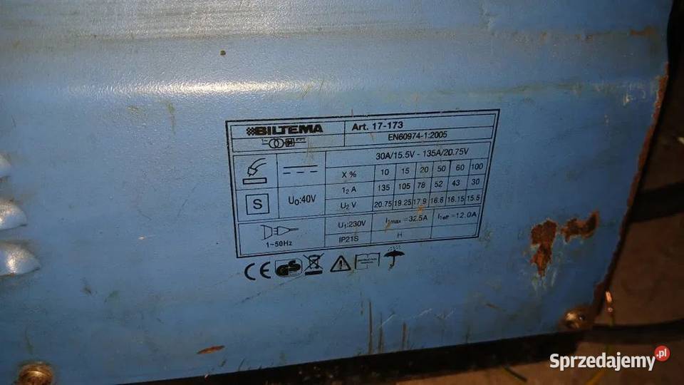 Migomat spawarka biltema MIG 140 230V