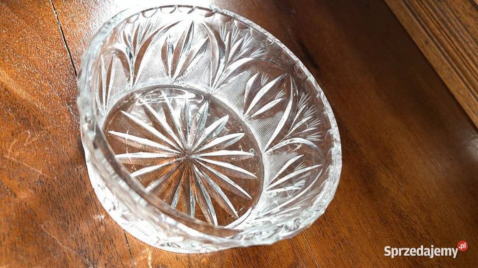 Kryształowa miseczka do deserów słodyczy dipów Gdańsk sprzedam