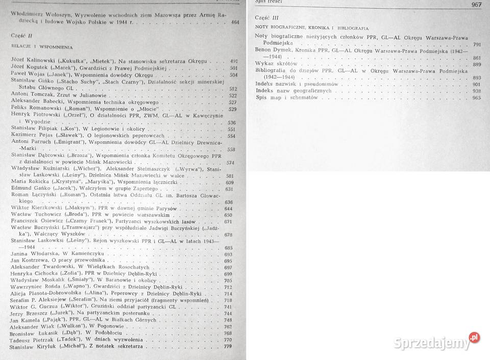 Warszawa Prawa Podmiejska 1942 1944 Z walk PPR Chełm