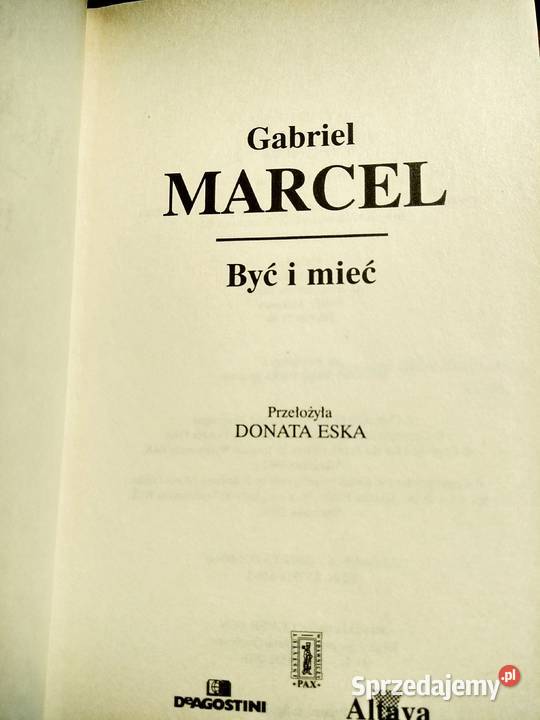 Być i mieć książka Marcel mazowieckie Warszawa