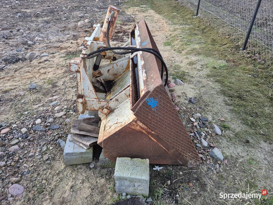 Wózek widłowy terenowy 4x4 widły łyżka Okrzeja