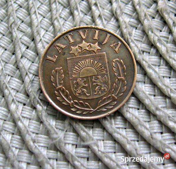 Łotwa 2 Santimy 1939r Numizmatyka Kalisz