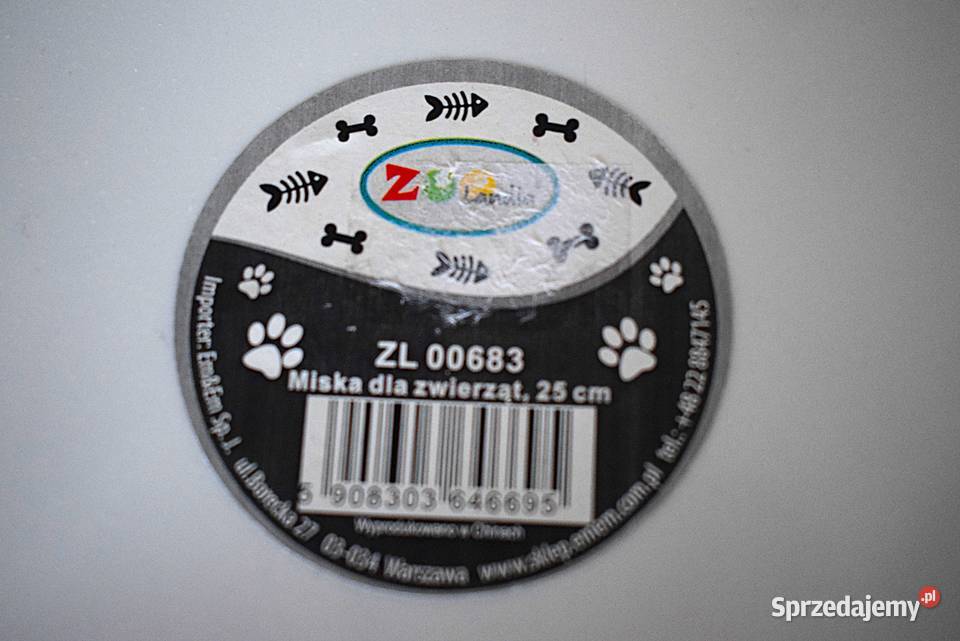 Dwie kolorowe miski pieska kujawsko-pomorskie Chełmno