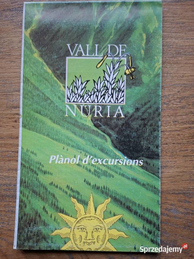 Vall de Nuria mapa turystyczna Hiszpania małopolskie Kraków sprzedam