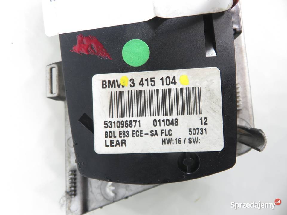 WŁĄCZNIK ŚWIATEŁ BMW X3 E83 3415104