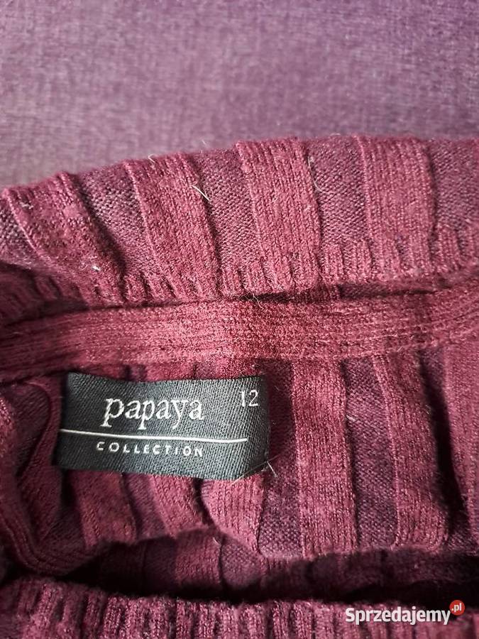 Półgolf bordowy Rozmiar 42(XL) dolnośląskie Wrocław