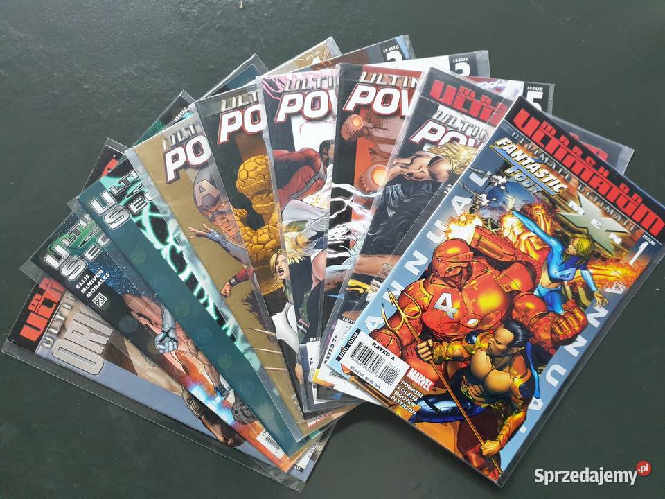 Ultimate 9 oryginalnych komiksów Marvel USA Gdynia