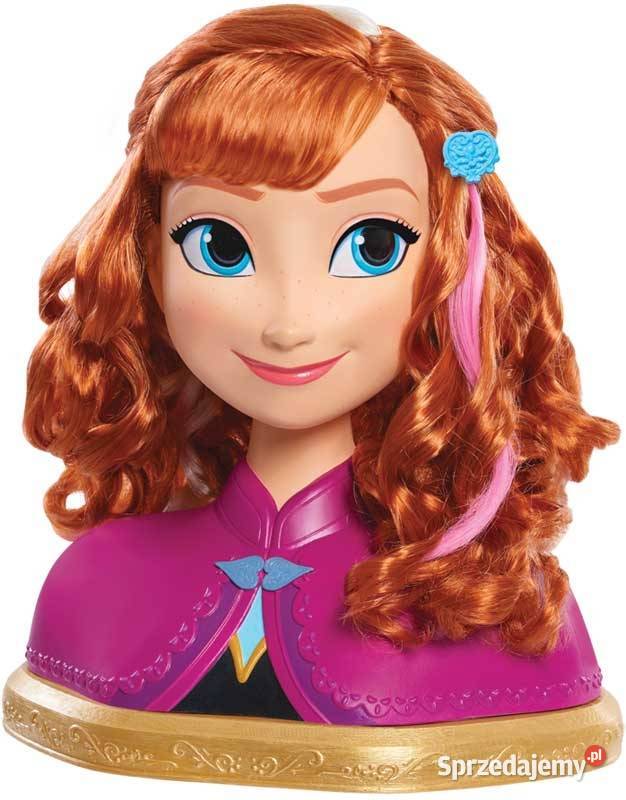 FROZEN Anna DUŻA Głowa do Czesania Stylizacji Mogilany