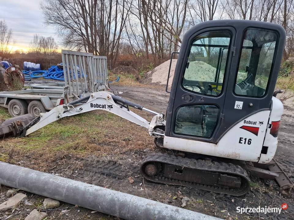 Minikoparka BOBCAT E16 2011 nie Elbląg