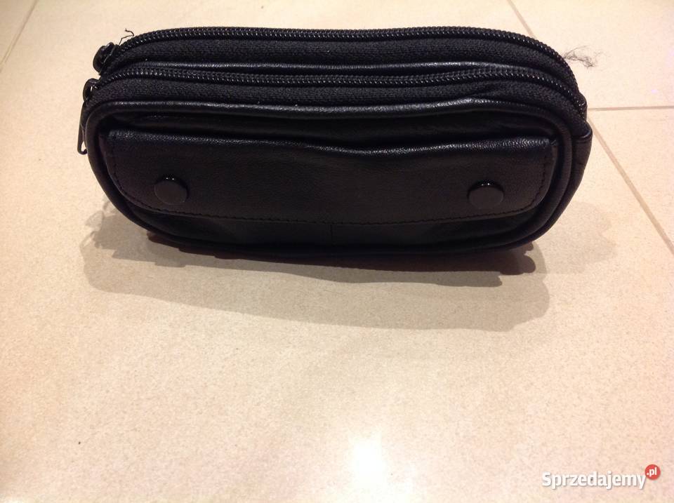 Nerka Czarna skórzana skóra naturalna Uniseks Torby i torebki Nowa Sól