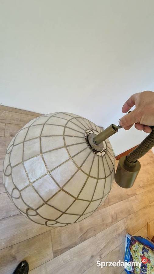 Lampa żyrandol witraż Ala alabaster Oświetlenie Gorzów Wielkopolski