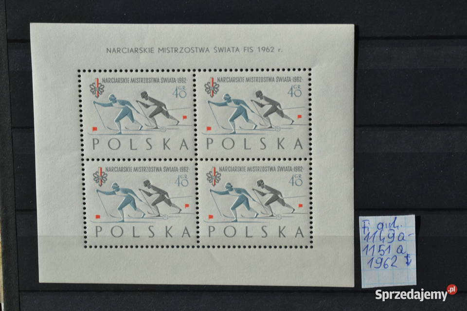 Znaczki Polska Fi ark1149a ark1151a Sobótka