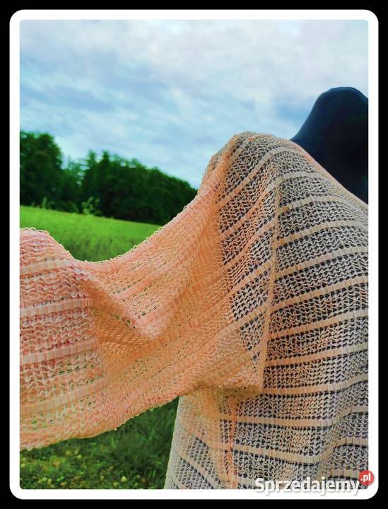 Ażurowa bluzka HM rozmiar 38 M i 40 L pastelowa Bez wzoru Moda i Styl Płock
