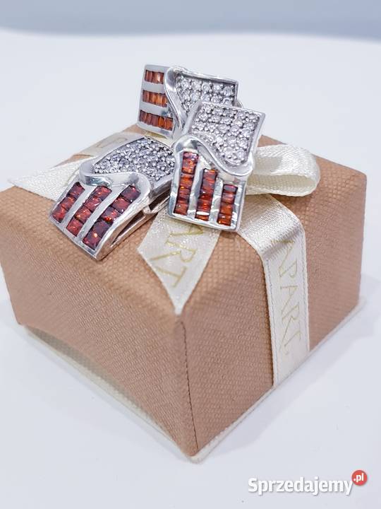 Zestaw srebrnej biżuterii ślubnej Apart srebro