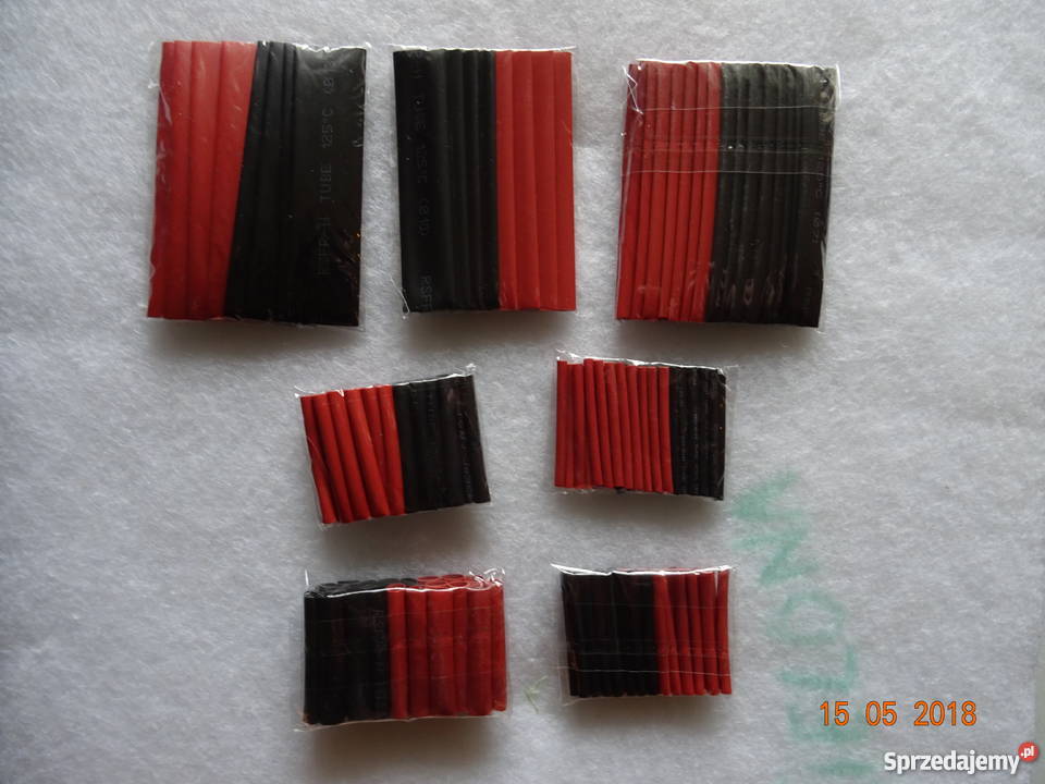 Koszulki termokurczliwe 127 sztuk