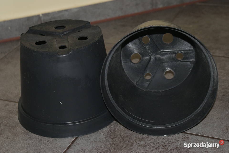 Doniczki produkcyjne 19 3L okrągłe czarne Siewierz