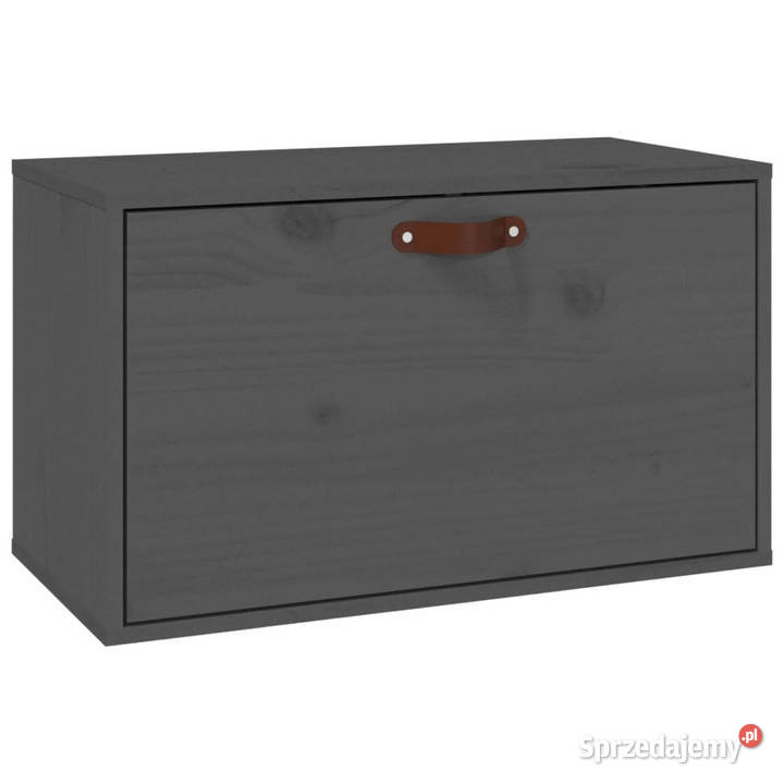 Szafka ścienna szara 60x30x35 lite drewno Warszawa