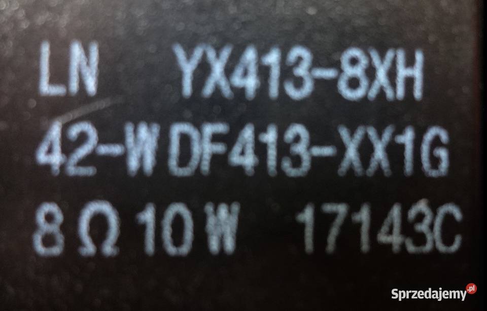 THOMSON 43FC3106 głośniki YX4138XH zachodniopomorskie