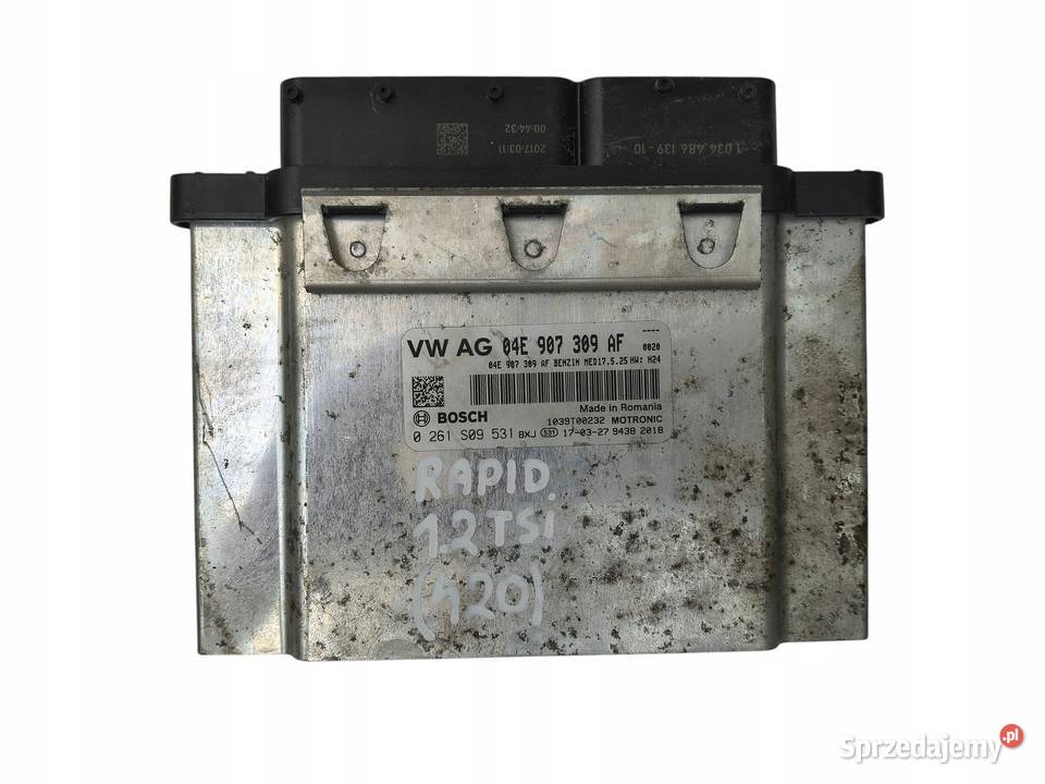 STEROWNIK SILNIKA ECU Skoda Fabia III 12 TSI Chełm