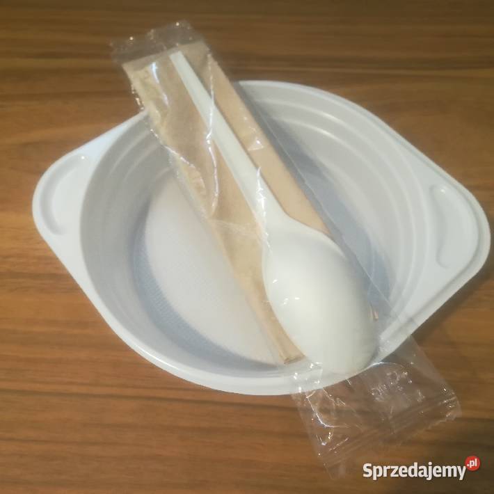 Zestaw jednorazowy flaczarka łyżka czarna Lublin sprzedam